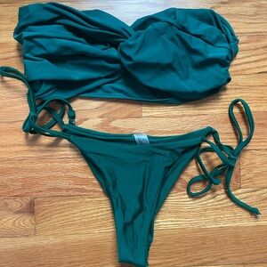 Green SHEIN bikini